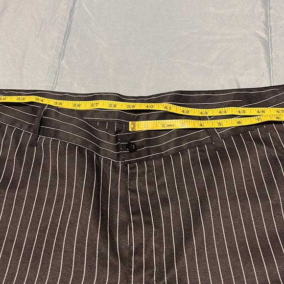 XL Black w/White Pin stripe Suit - Picture 6 of 8